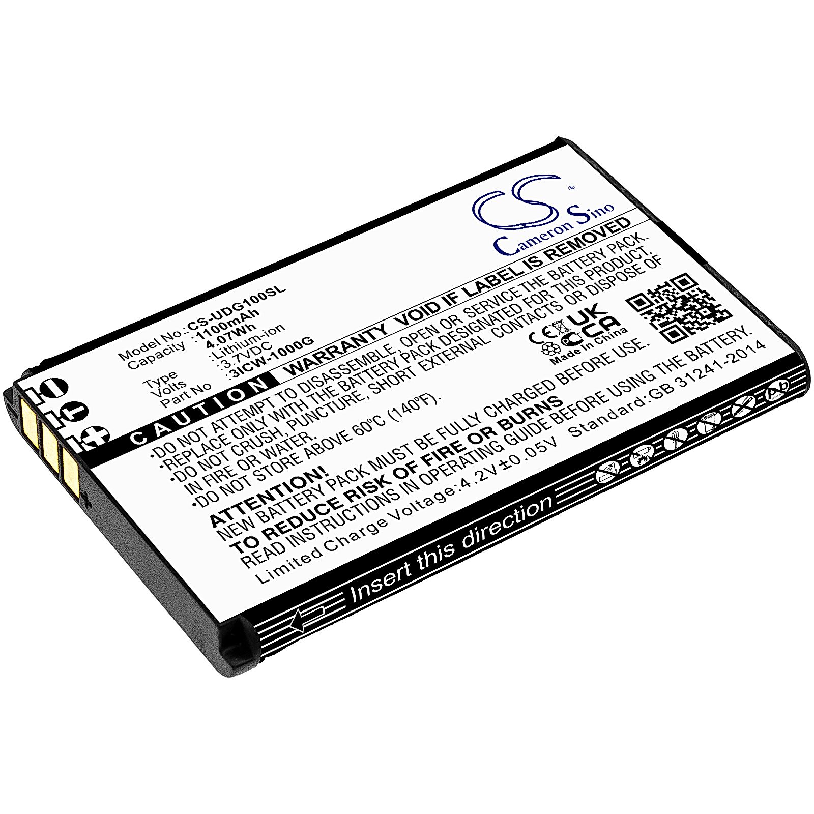 UniData ICW-1000G Battery Replacement
