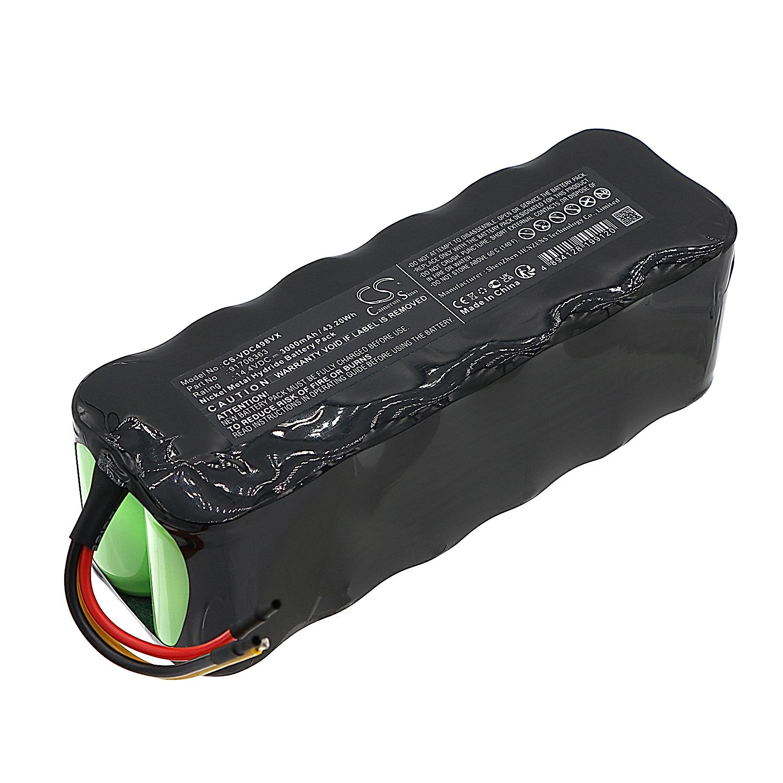 Vileda M-H498 Battery Replacement