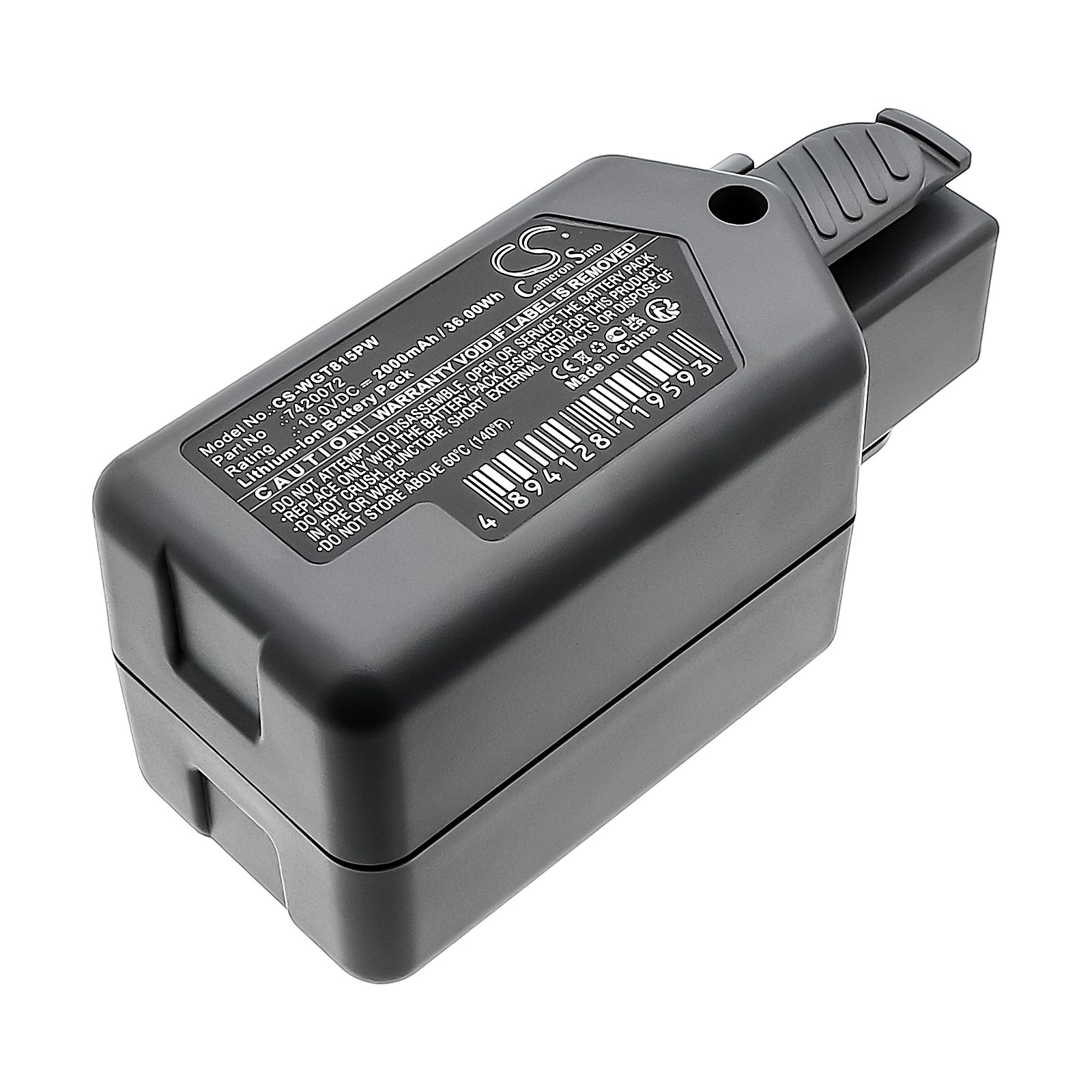 Wolf Garten Li-ion Power GTB 815 Trimmer Battery Replacement