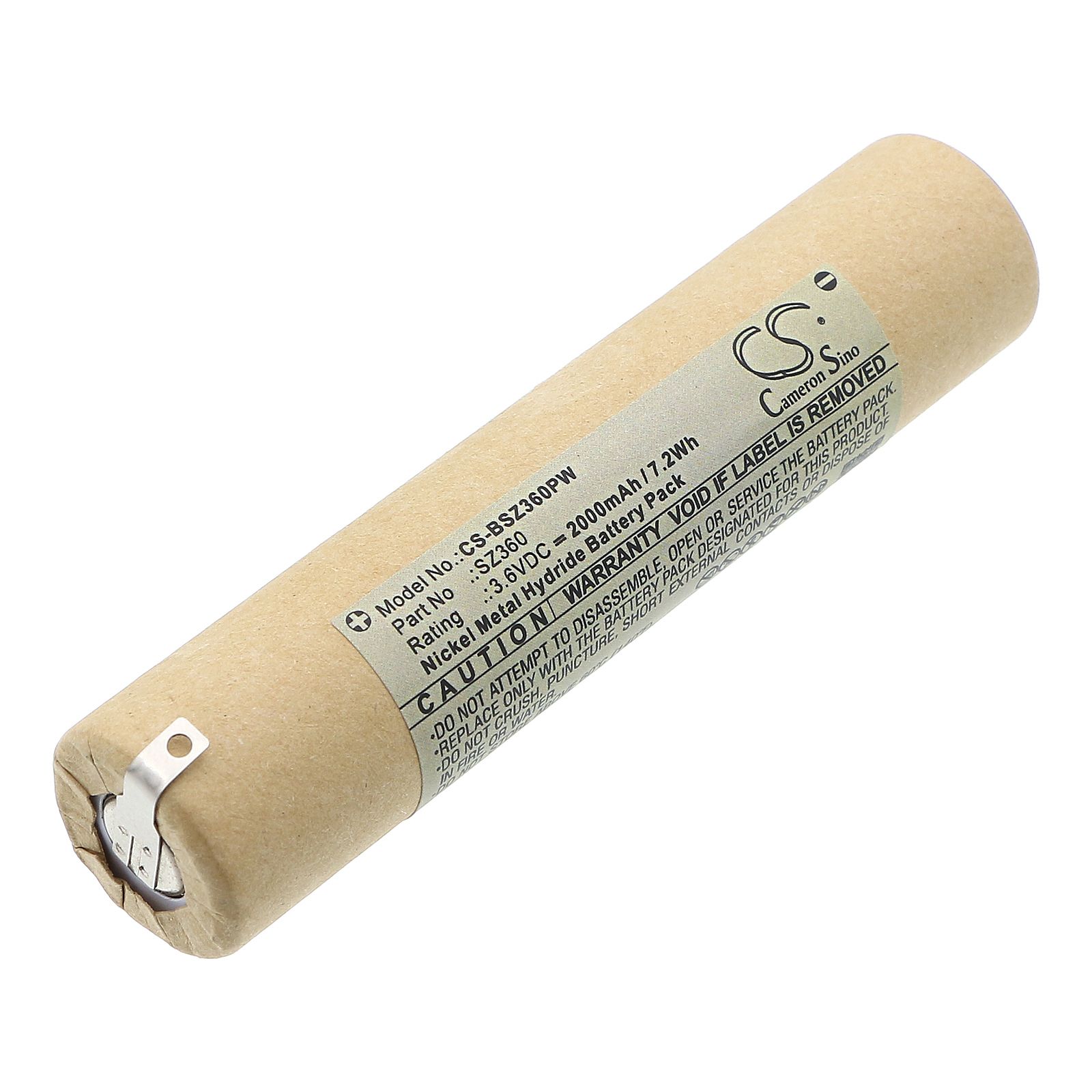 Battery for Black & Decker SZ360, SZ360 Type 1, SZ360B
