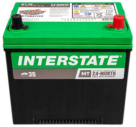 Interstate MT-35-1 Group Size 35 550CCA Flooded Battery
