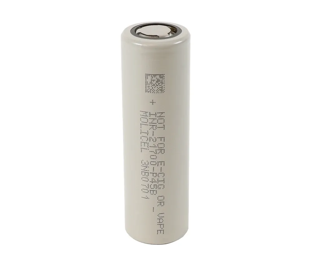 MOLICEL INR-21700-P45B 4500mAh 45A Ultra-High Power Cell 21700 Battery