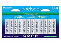eneloop® 2100 cycle 12-pack AA, Ni-MH precharged rechargeable batteries