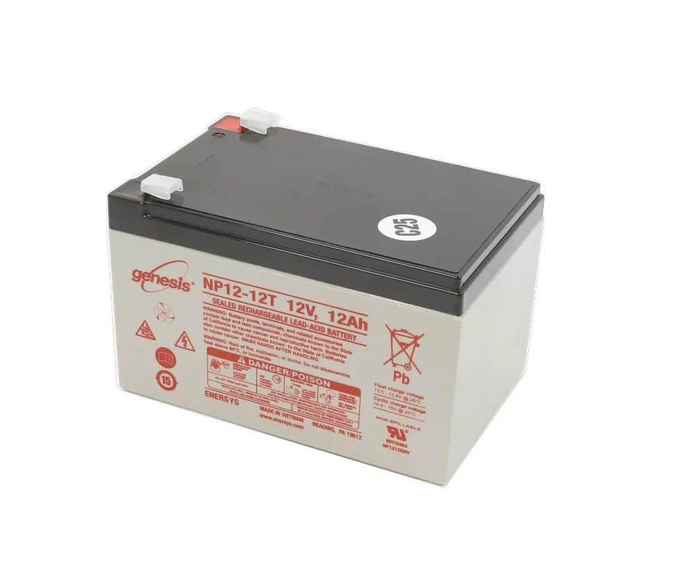 Genesis NP12-12T 12V 12Ah F2 Terminal SLA Battery