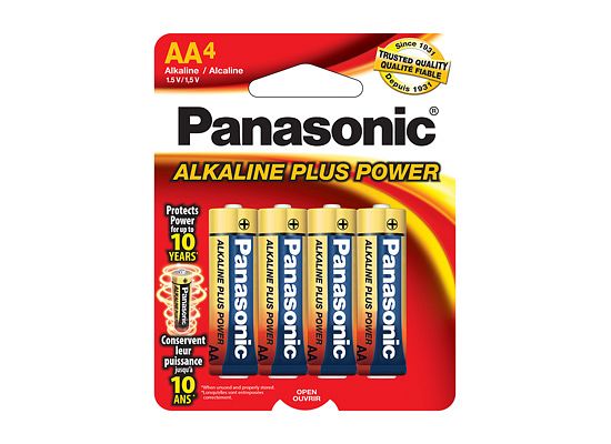 Panasonic Alkaline AA PLUS POWER