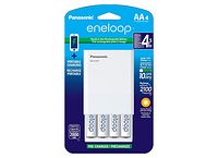 Eneloop BW-CC87 Charger With 4 AA NiMH Batteries, Power Bank
