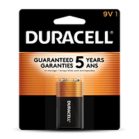 DURACELL 9V Alkaline Battery Power Boost