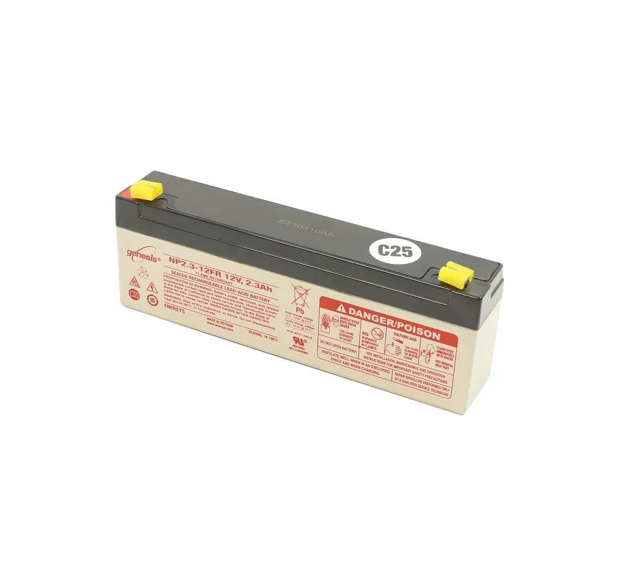 Genesis NP2.3-12FR Flame Retardant 12V 2.3Ah SLA Battery