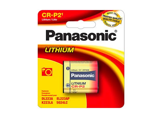 Panasonic CR-P2 6.0 Volt Lithium Battery - 1 Pack