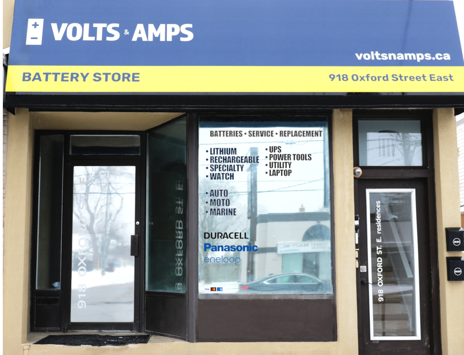 VA Batteries Storefront